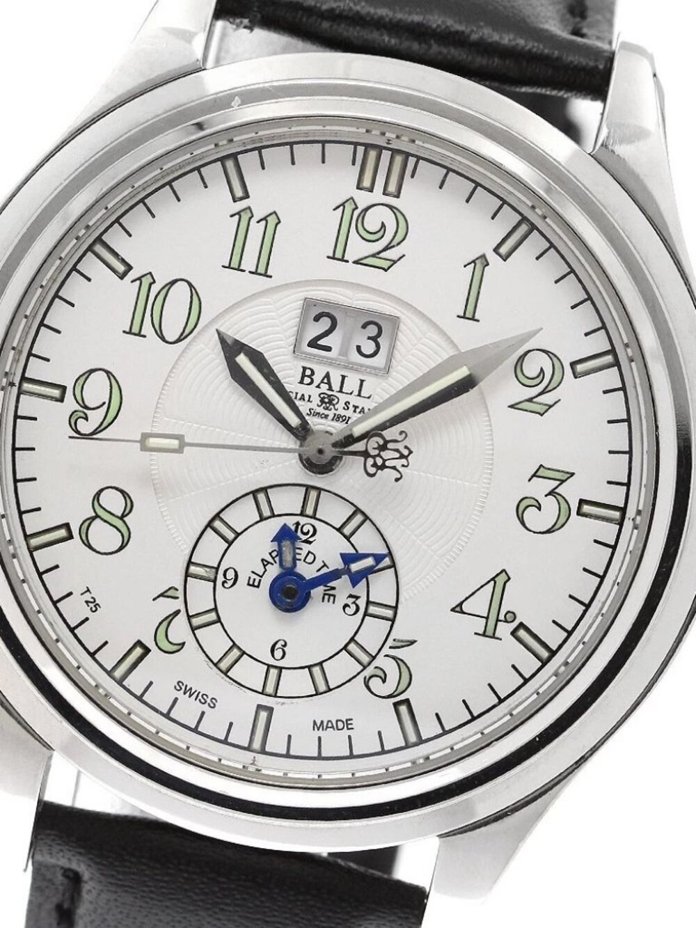 BALLWATCH Train master GM1056D Dual time big date Automatic Men's Watch_903361
